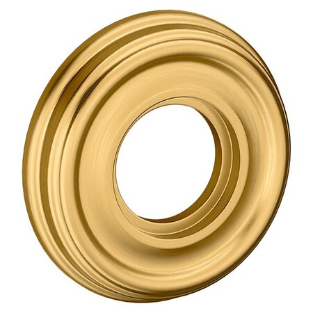 Baldwin Passage Pair Rosettes Lifetime Satin Brass 5038.044